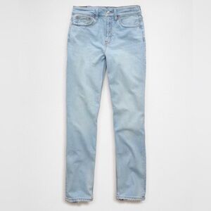 American Eagle Outfitters Light Blue Straight Leg Jeans